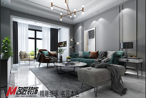梧州市豐澤半山華府現(xiàn)代簡約風(fēng)格三居室裝修案例